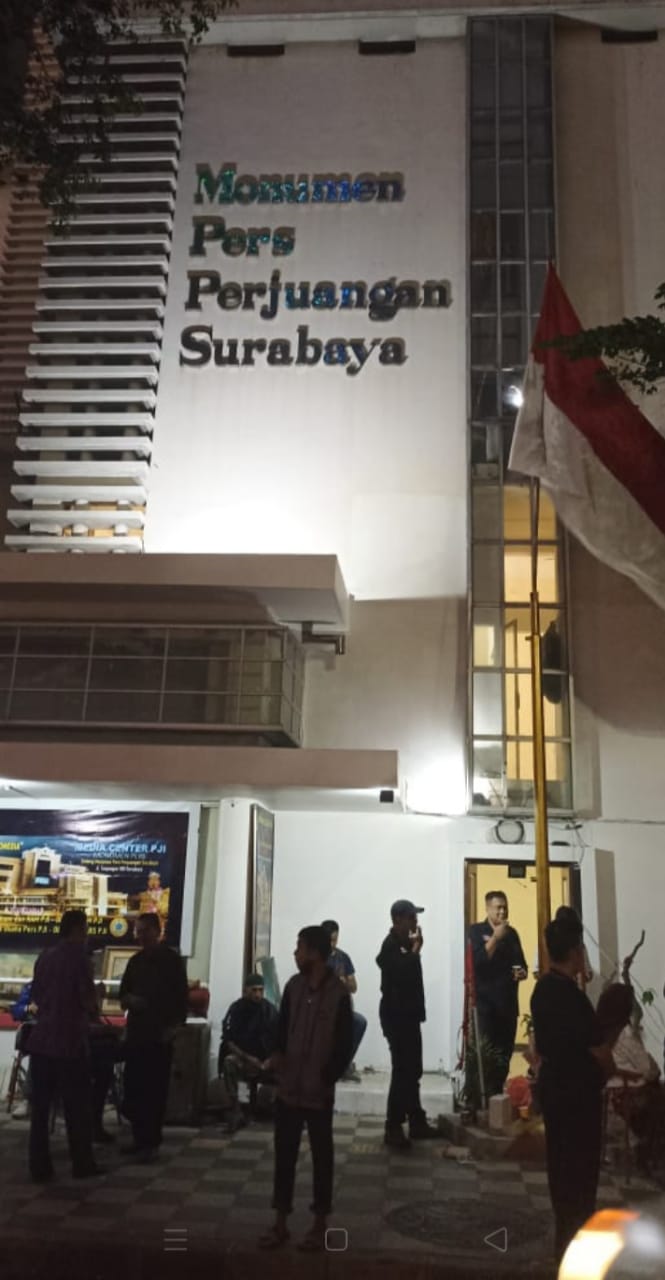 Gedung sanggar Budaya Bernilai Sejarah Nasional, Monumen Pers Perjuangan Surabaya di resmikan