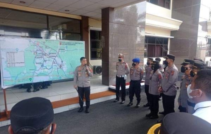 Kapolres Perintahkan Tindakan Tegas Terukur, ke Siapa Saja yang Ganggu Kamtibmas di Karawang