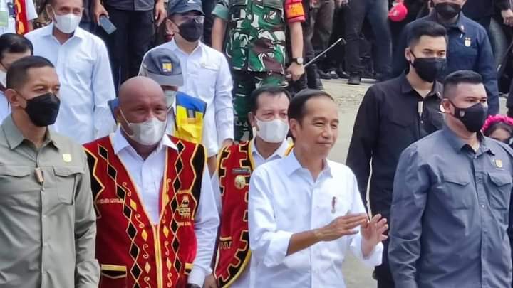Kunjungan Kerja Presiden RI Jokowi di Alasa Kabupaten Nias Utara