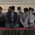 Presiden Jokowi dan Wapres Hadiri "Zikir dan Doa Kebangsaan" di Halaman Istana