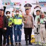 Kapolres Simalungun Dampingi Dirlantas Poldasu Hadiri Closing Ceremonial Even Danau Toba Rally 2022 Di Parapat