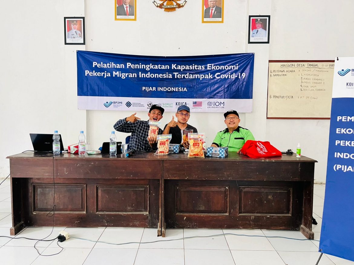 Bantu Masyarakat PPMI, IOM Gandeng BP2MI Kemenaker Adakan Pelatihan Peningkatan Kapasitas Ekonomi