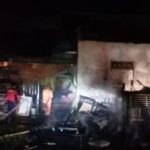 Sebuah Bangunan Ponpes di Sukamerta Karawang Kebakaran