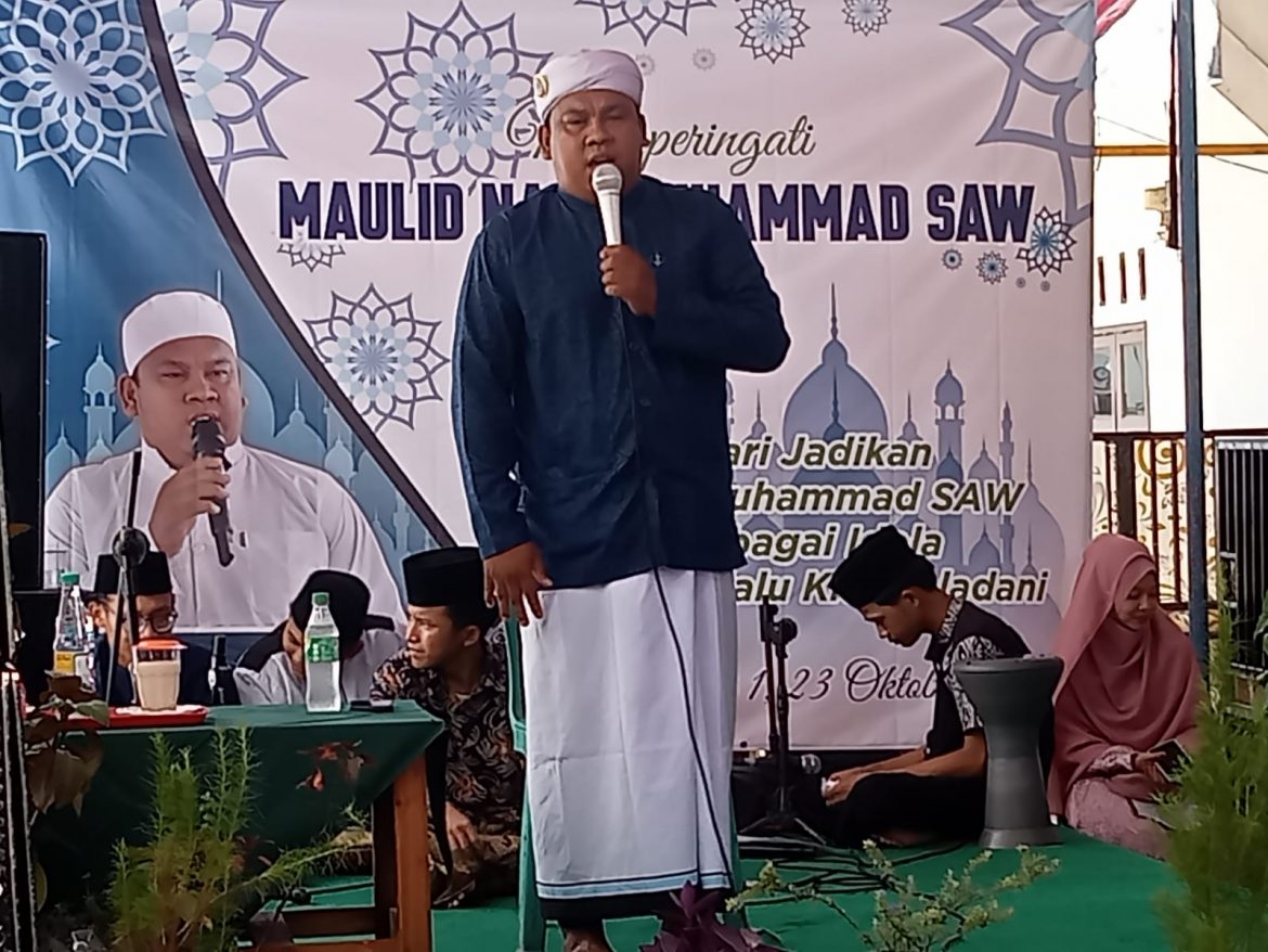 Peringatan Maulid Nabi Muhammad SAW, di Mushola Nurul Huda Kondangjaya Karawang