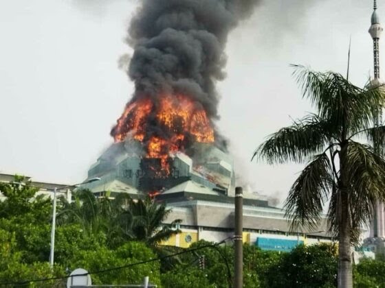 Kubah Masjid JIC di Jakarta Utara Roboh Terbakar, ini Penyebabnya