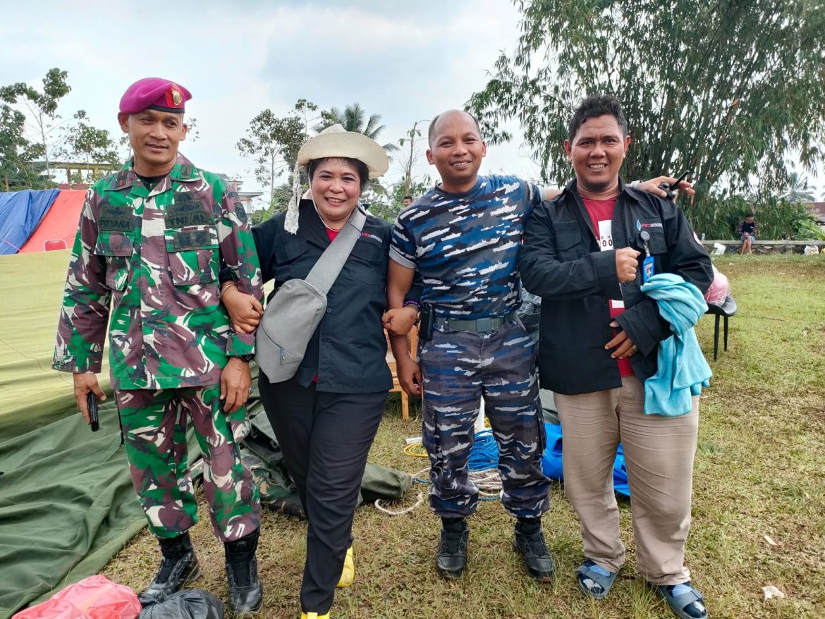 CEO IMN group datang Langsung ke Lokasi, untuk Bantu Korban Gempa Cianjur