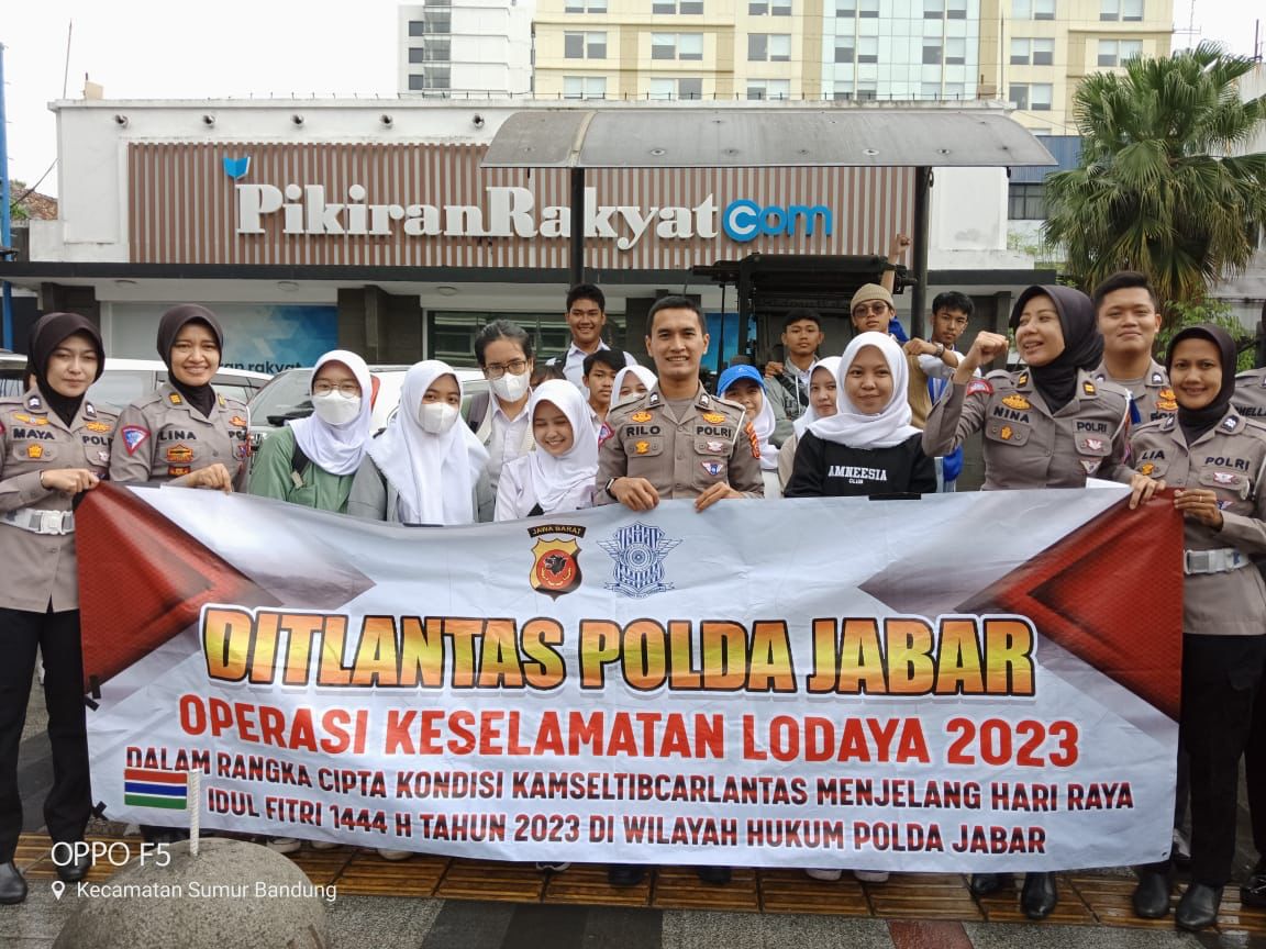 Dalam Rangka Ops Keselamatan Lodaya 2023, Dit Lantas Polda Jabar Sosialisasi Dan Edukasi Kepada Masyarakat