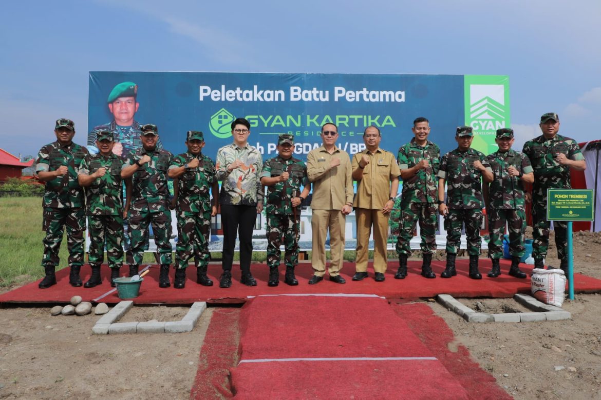 Bisa Dimiliki Prajurit, Pangdam I/BB Awali pembangunan Perumahan Gyan Kartika Residence di Sei Semayang Diski