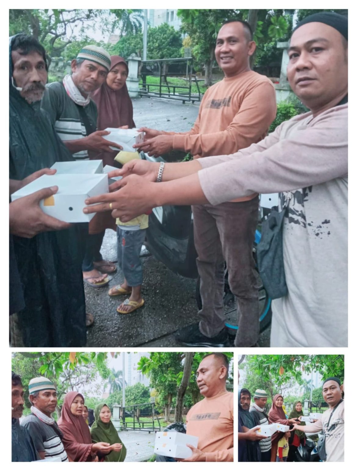 Breaking News … !!! DPP Dan DPD Riau LSM BARA API Berbagi Nasi Kotak Menjelang Berbuka Puasa