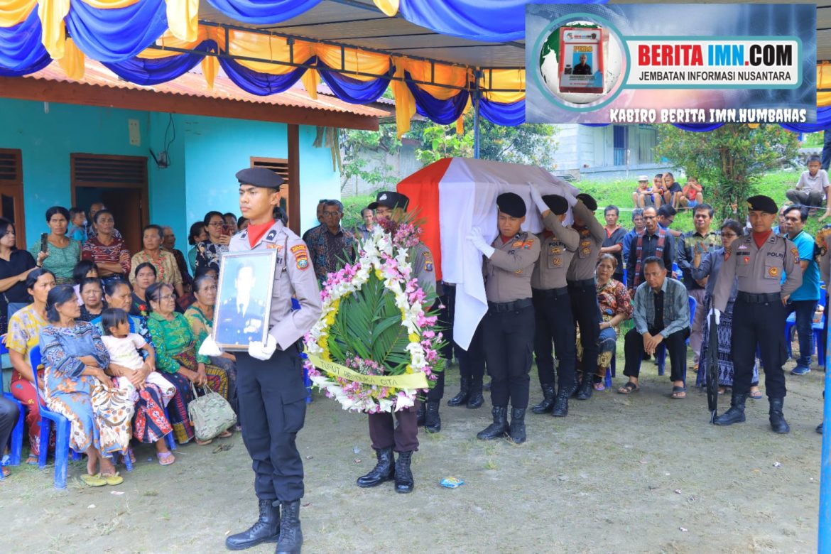 Polres Humbahas, Gelar upacara Pemakaman Purnawirawan Polri