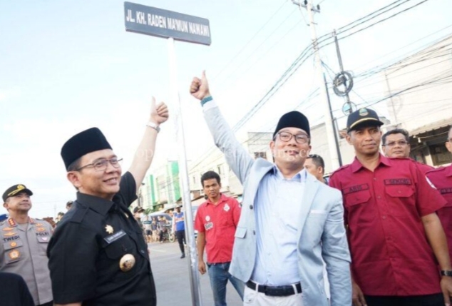 Gubernur Jabar resmikan Perubahan Nama Jalan Cikarang-Cibarusah Bekasi, Jadi KH Raden Ma’mun Nawawi