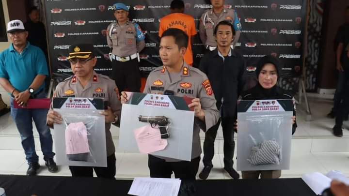 Pria yang Todong Pedagang buah Pakai Pistol Korek, di Rengasdengklok Diringkus Polisi