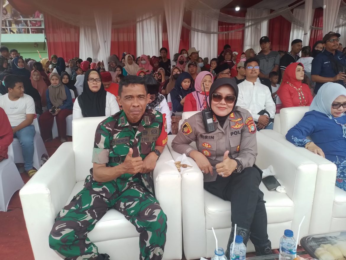 Danramil dan kapolsek Bantar Gebang Hadiri Acara Festival Dondang