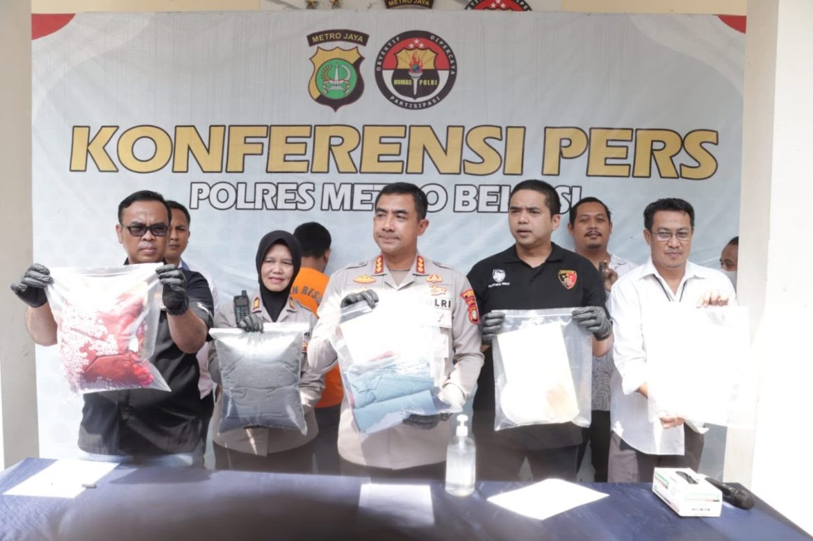 Polisi ungkap Kasus KDRT di Bekasi, Suami Rekayasa Bunuh Istri Tersedak Bakso