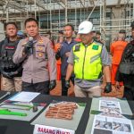 Polres Karawang, Ciduk 6 Pencuri Kabel Tembaga dan Baut Proyek Kereta Cepat Jakarta-Bandung