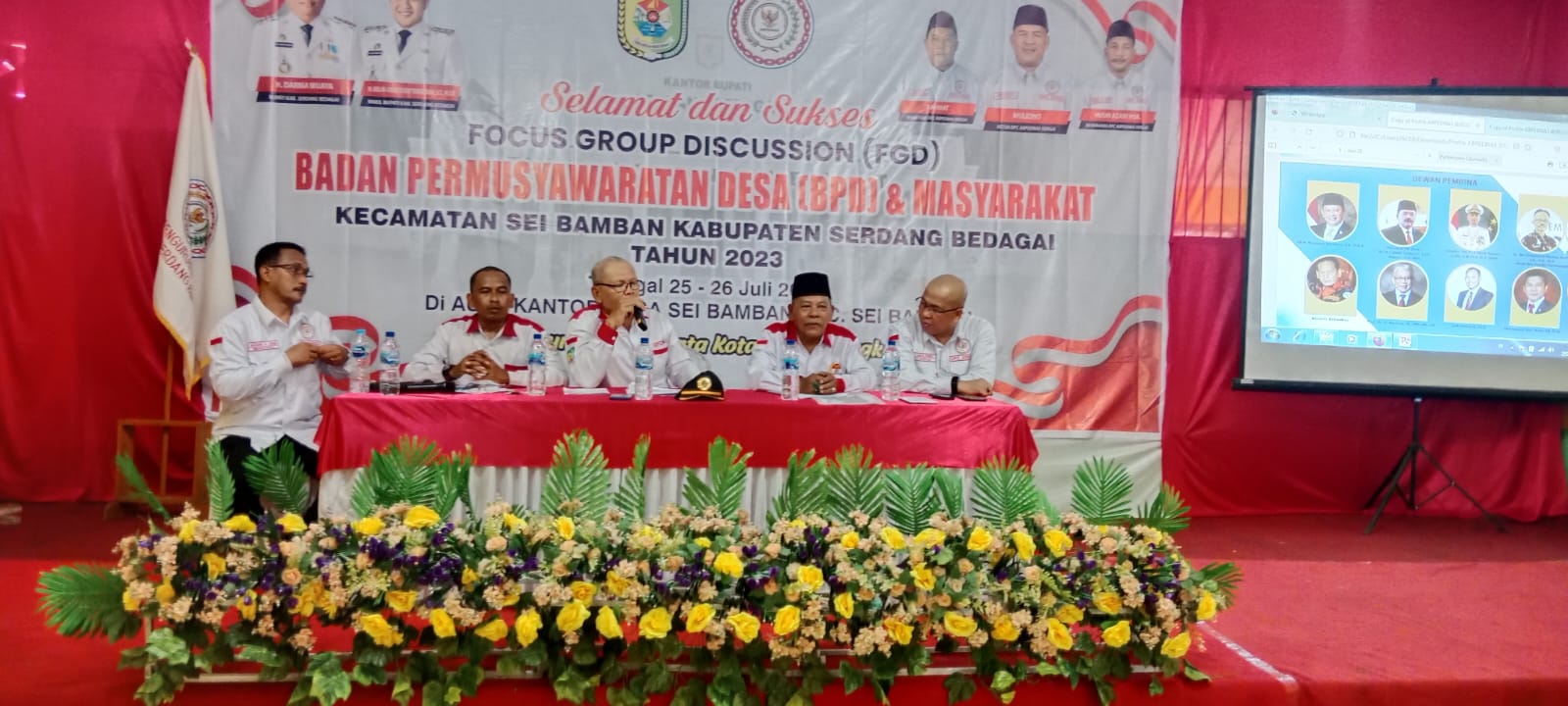 Ketua DPC ABPEDNAS Serdang Bedagai laksanakan Pelantikan Pengurus PAC ABPEDNAS di FGD