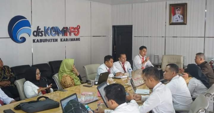 Diskominfo Karawang Terima Kunjungan PKP BPN