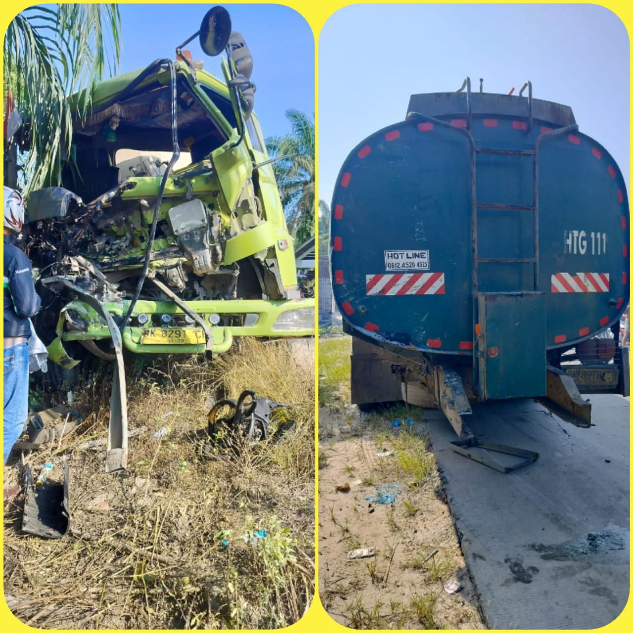 Kronologi Kecelakaan Maut di Jalan Lintas Pujud Mahato Rohil Riau, yang Mengakibatkan 1 orang Meninggal Dunia