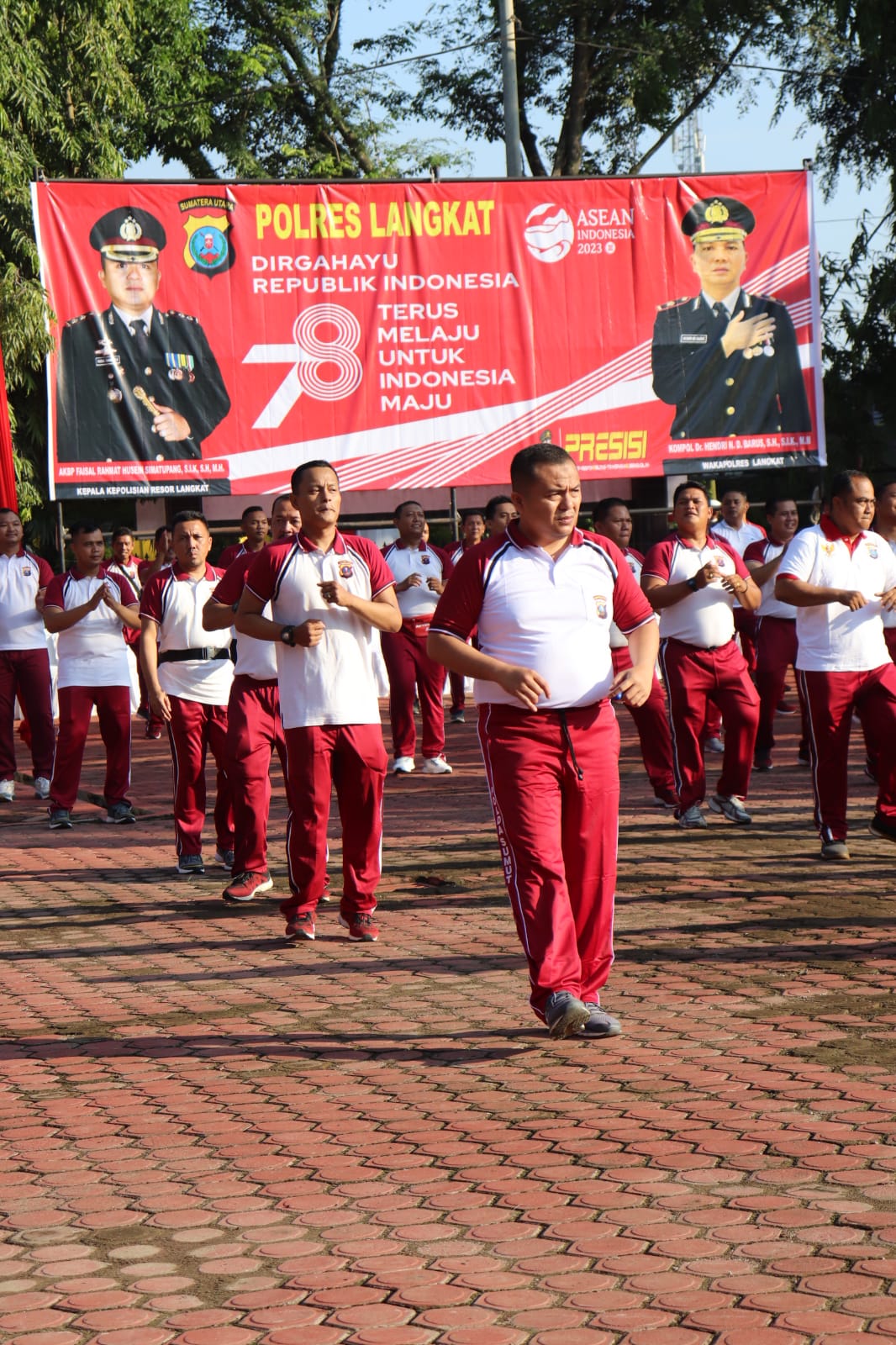 Polres Langkat Gelar Ragam kegiatan, Sambut HUT RI ke-78 dan Hari Jadi Polwan ke-75