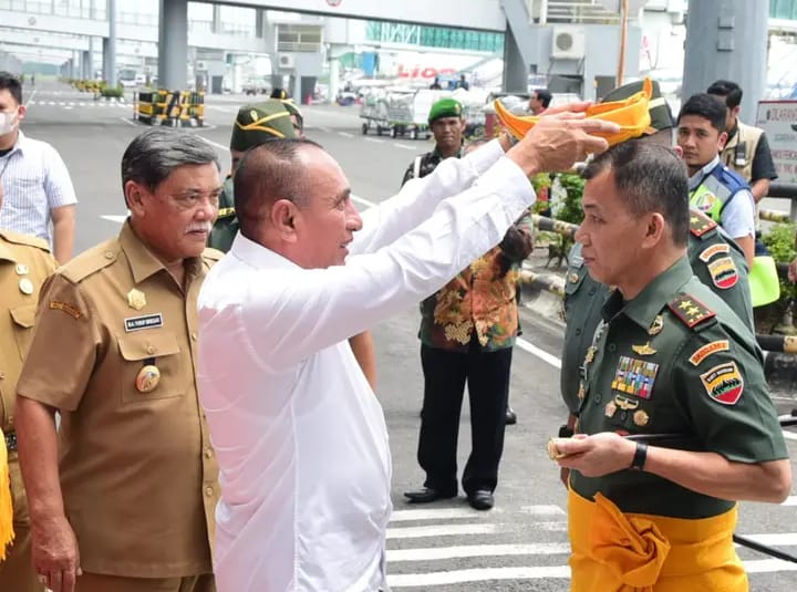 Wabup Deli Serdang H.M. Ali Yusuf Siregar Sambut Kedatangan Pangdam 1/Bukit Barisan