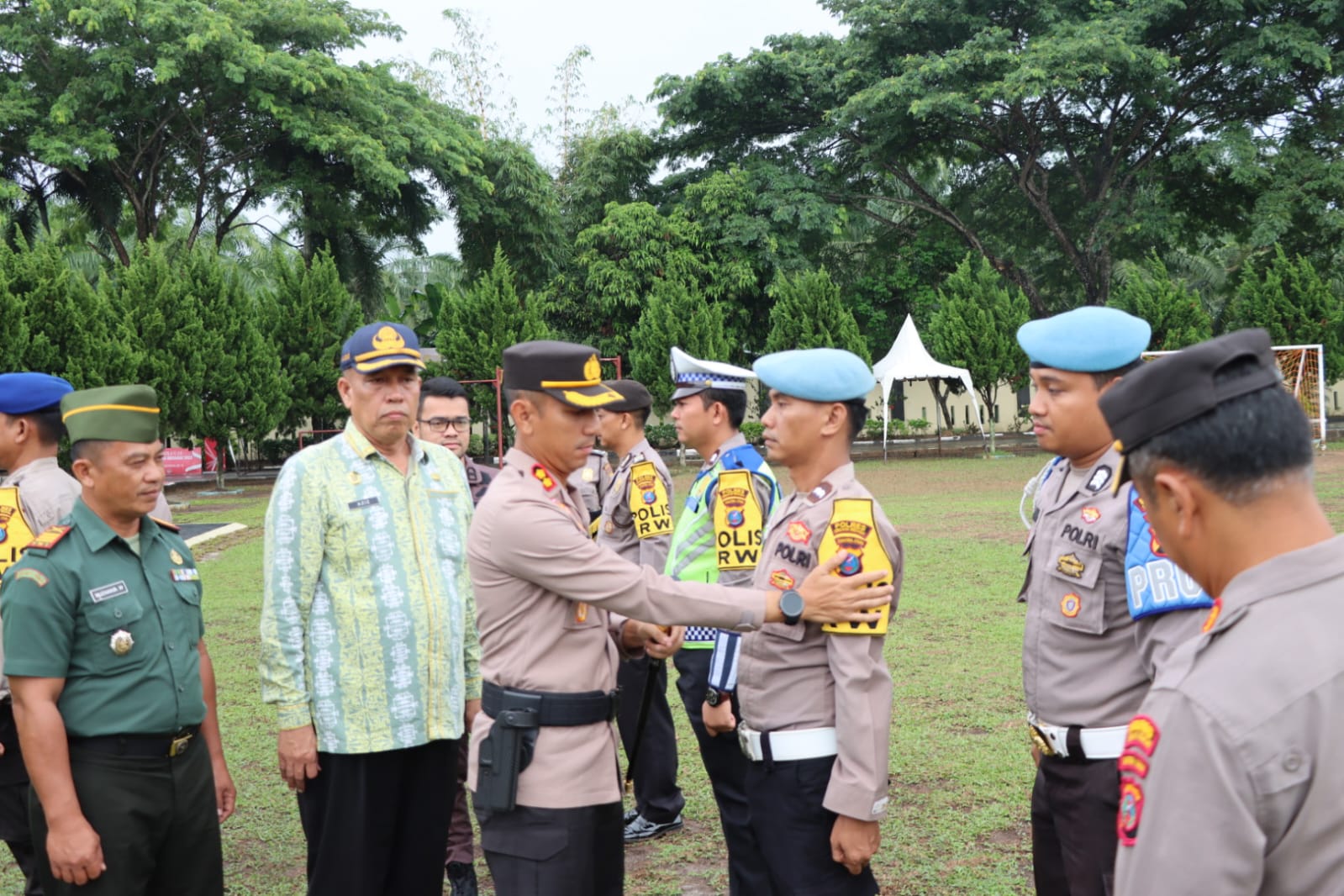 Kapolres Sergai AKBP Oxy Yudha Pratesta,S.Ik Pimpin Peluncuran Polisi RW