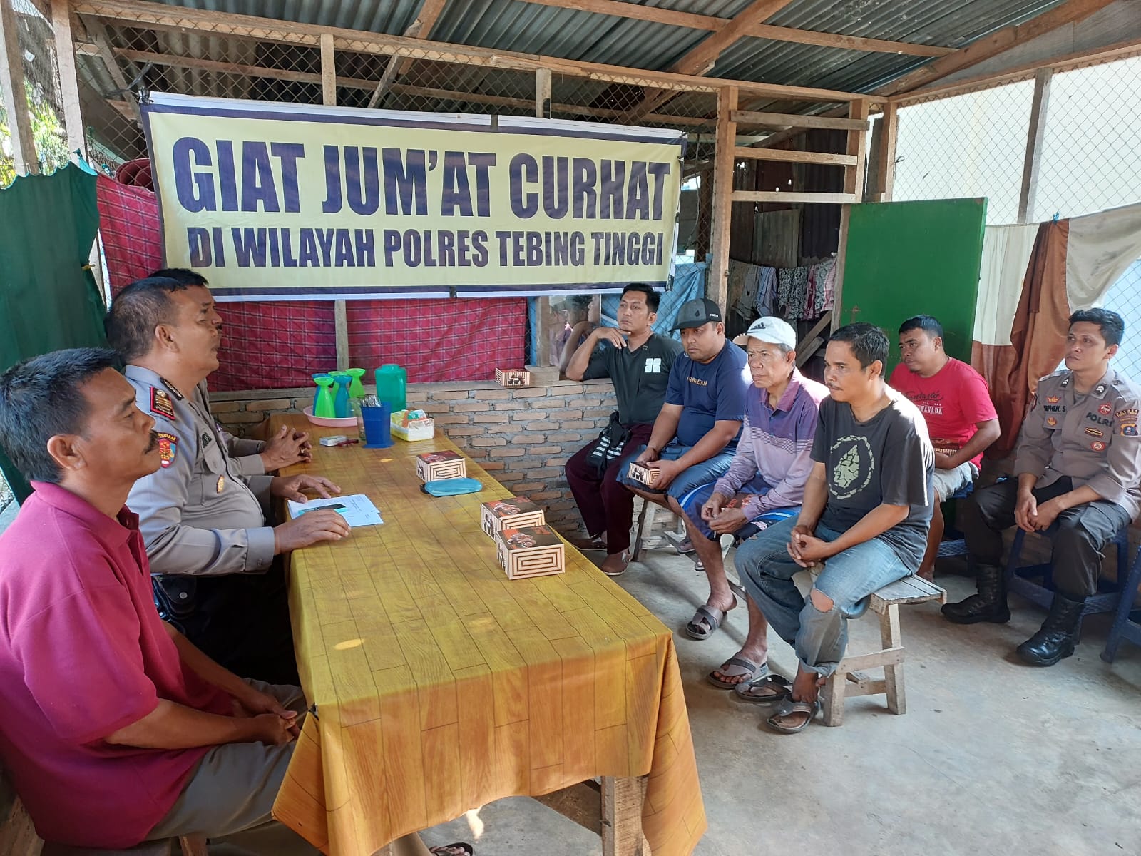 Polres Tebing Tinggi Tampung Aspirasi Masyarakat Melalui Jumat Curhat