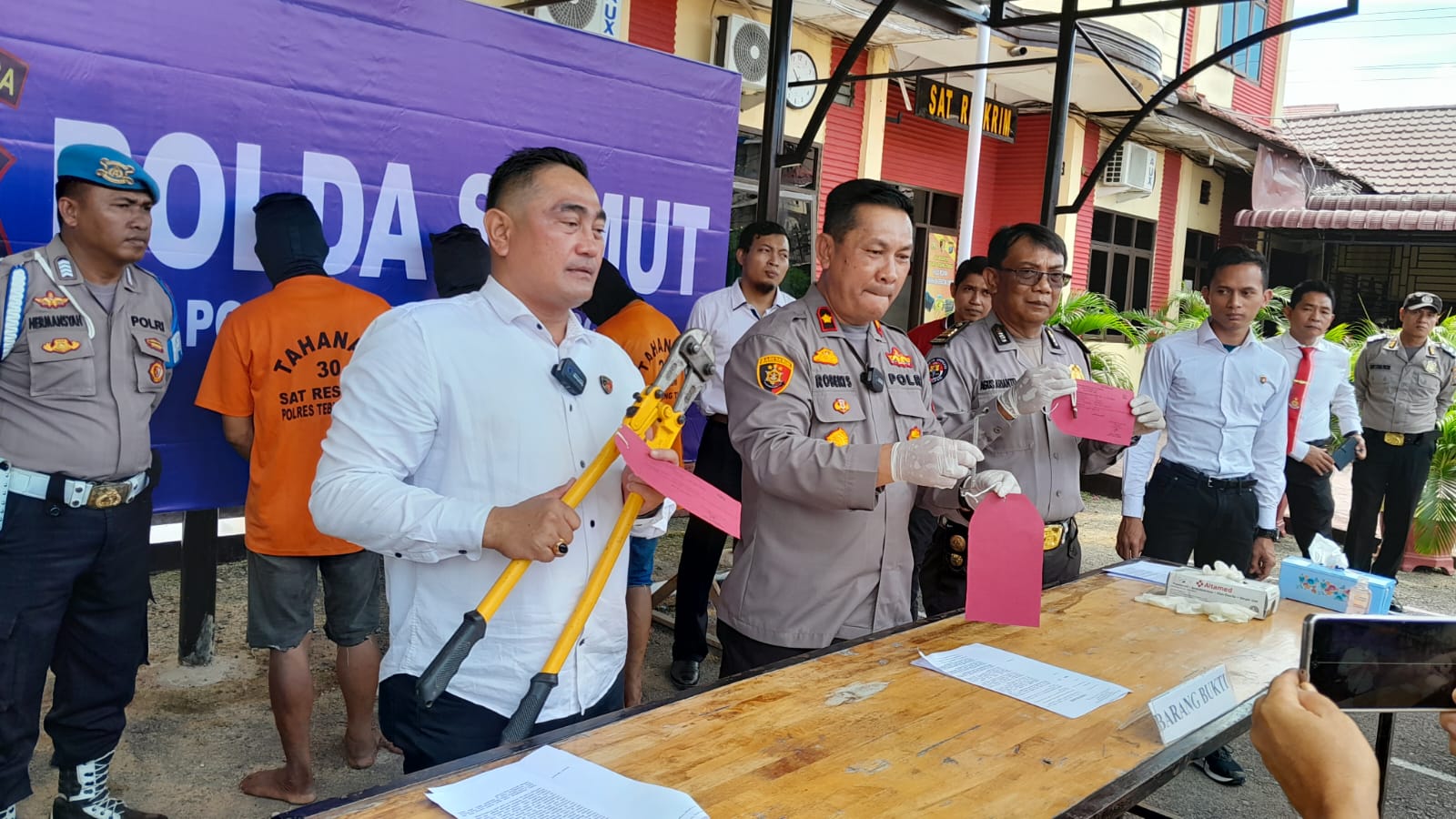 3 Pelaku Spesialis Pencurian Mobil Di Kota Tebing Tinggi Diringkus Polisi 