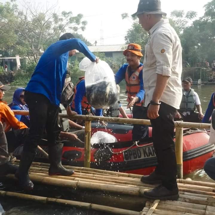 Hari Jadi Karawang ke-390, Ratusan Hingga Ribuan Warga Serbu Mancing Gratis di 30 Titik Lokasi