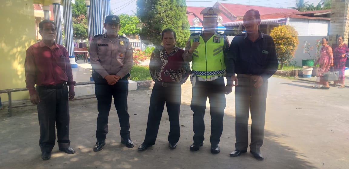 Patroli Gabungan Polres Tebing Tinggi Bersama Polsek Padang Hulu Pam Ibadah Minggu