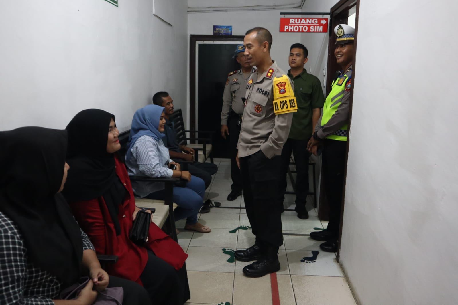 Kapolres AKBP Oxy Yudha Pratesta, S.Ik Sidak Di Pelayanan Publik Polres Sergai