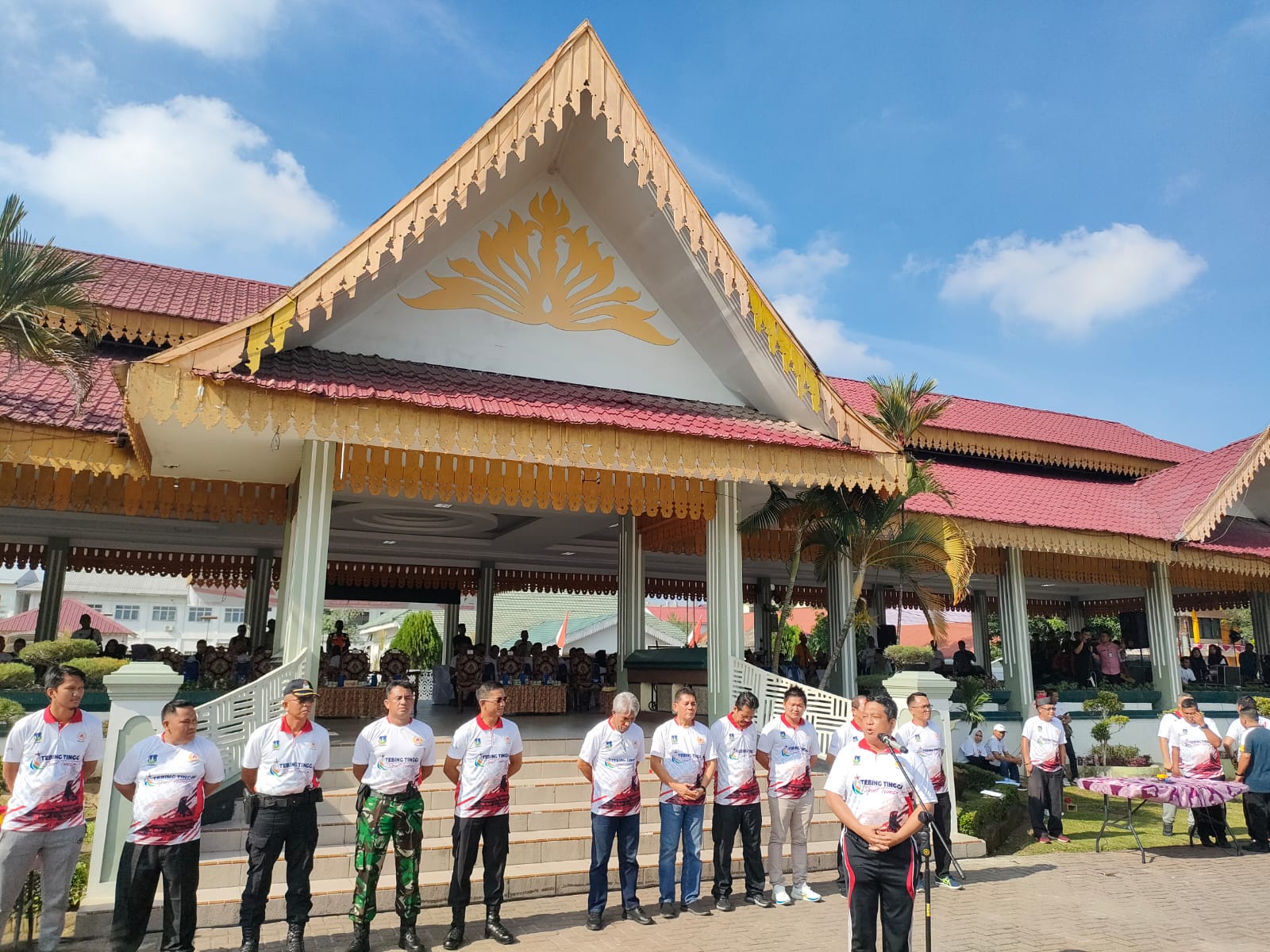 Kapolres Tebing Tinggi Hadiri Pembukaan Pekan Olahraga Kelurahan Kota Tebing Tinggi 2023