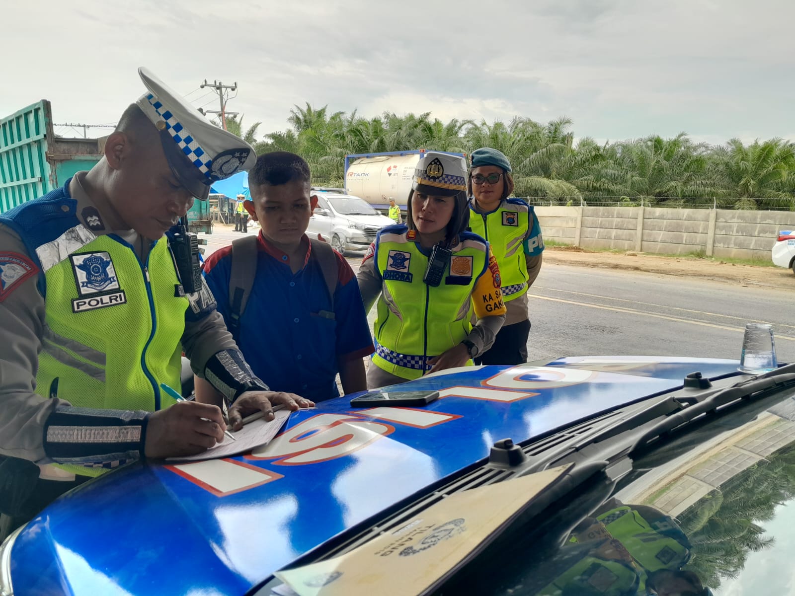 Polres Tebing Tinggi Turunkan 16 Personil Di Hari Ke-6 OPS Zebra Toba 2023