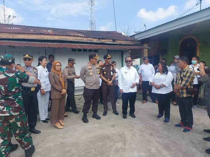 Kapolres Simalungun Bersama Forkopimda Monitoring Pilpanag Gelombang Ke-2