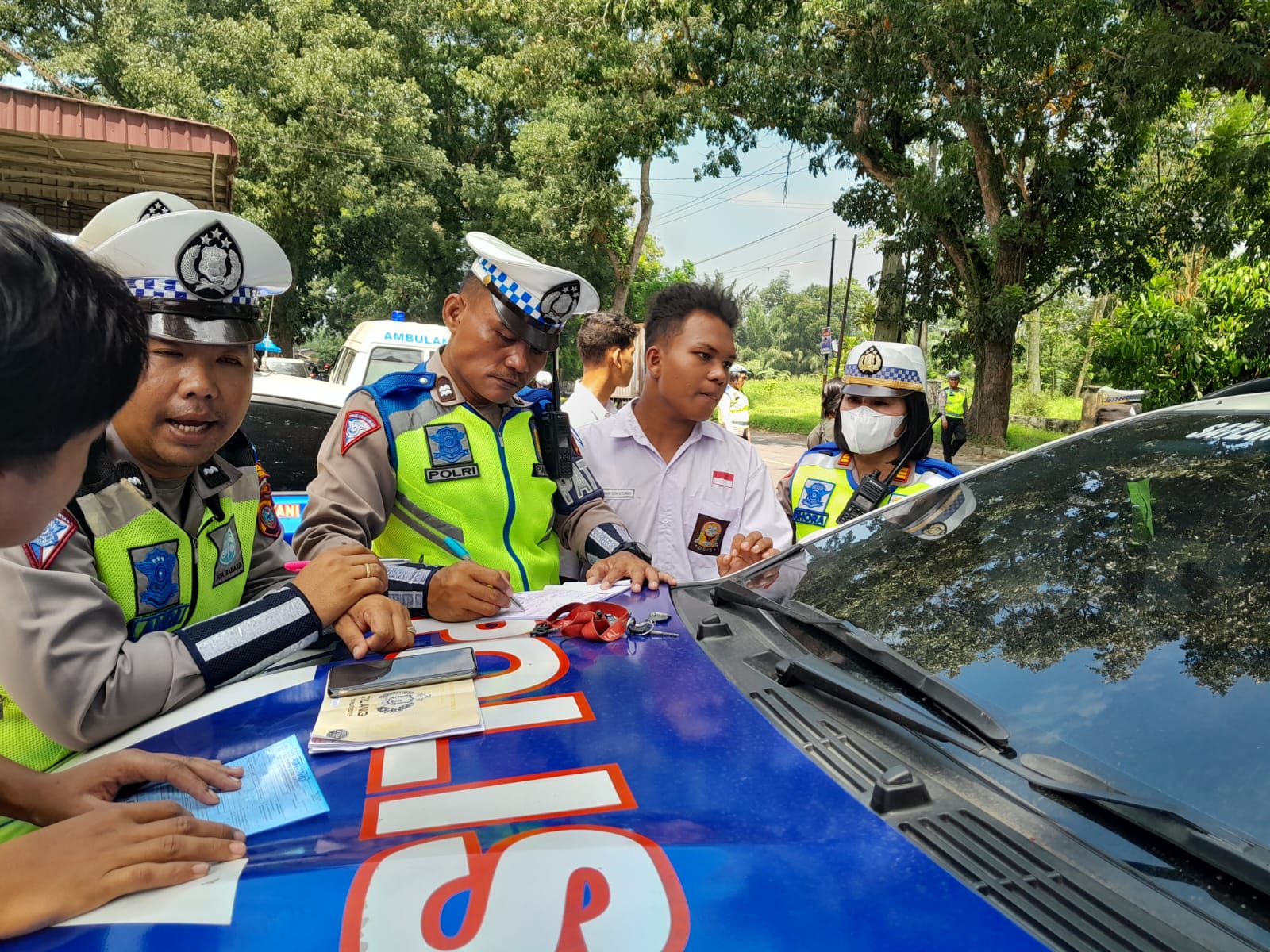 Tingkatkan Disiplin Berlalulintas, Ops Zebra Toba Polres Tebing Tinggi Tegur Pelanggar