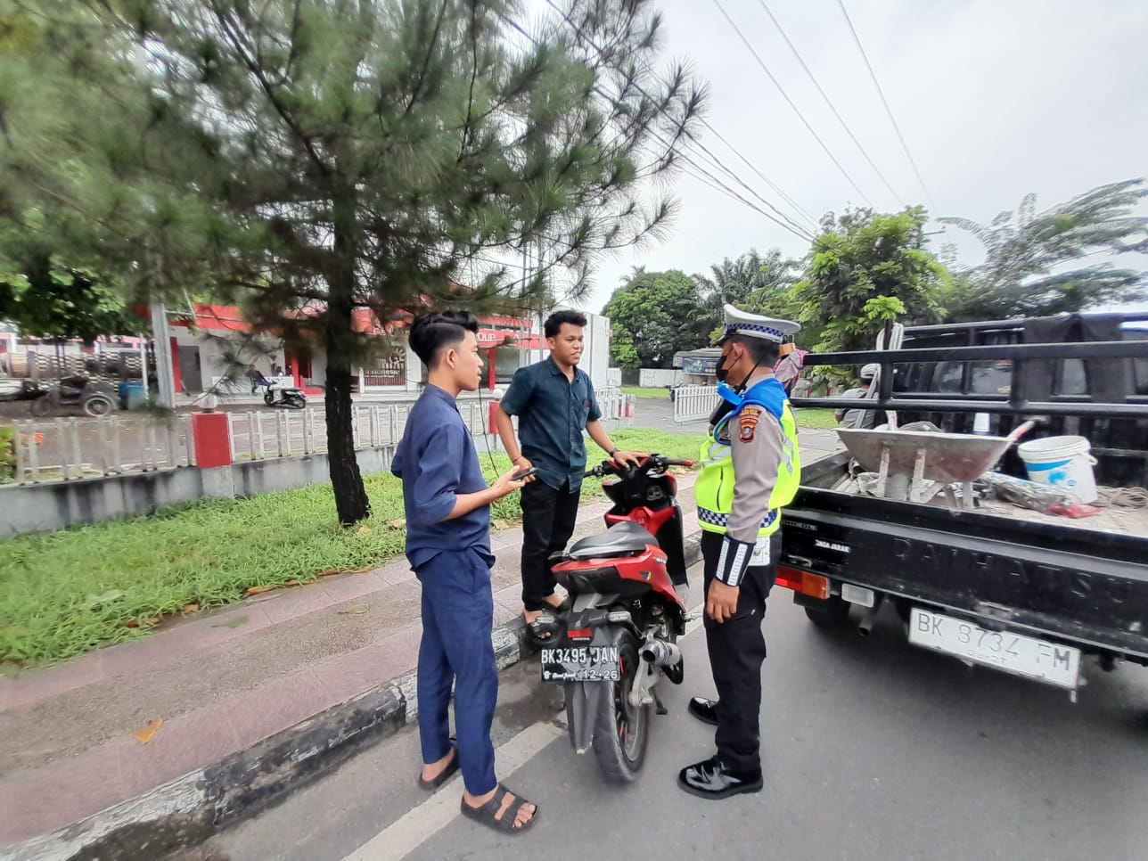 Hari Ke-13 Ops Zebra Toba 2023, Satlantas Polres Tebing Tinggi Layangkan 39 Set Tilang Manual