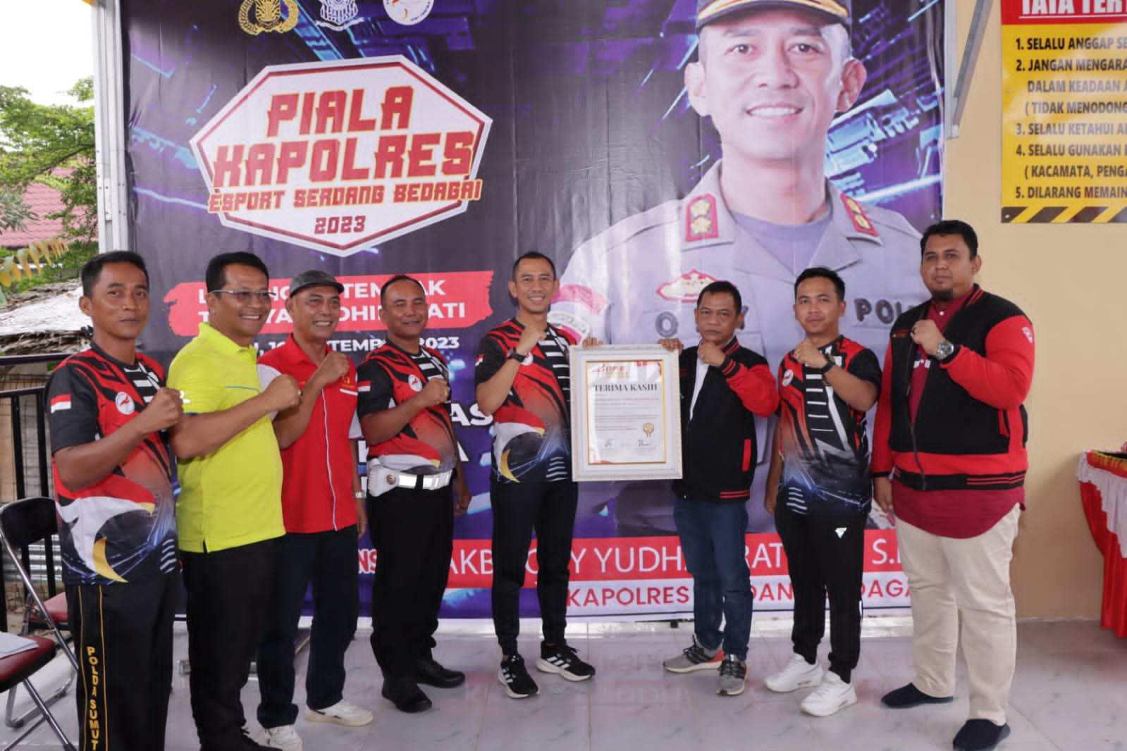 Polres Sergai Me-respons, HUT Lalulintas Bhayangkara Ke-68 Diwarnai E-sport kapolres cup