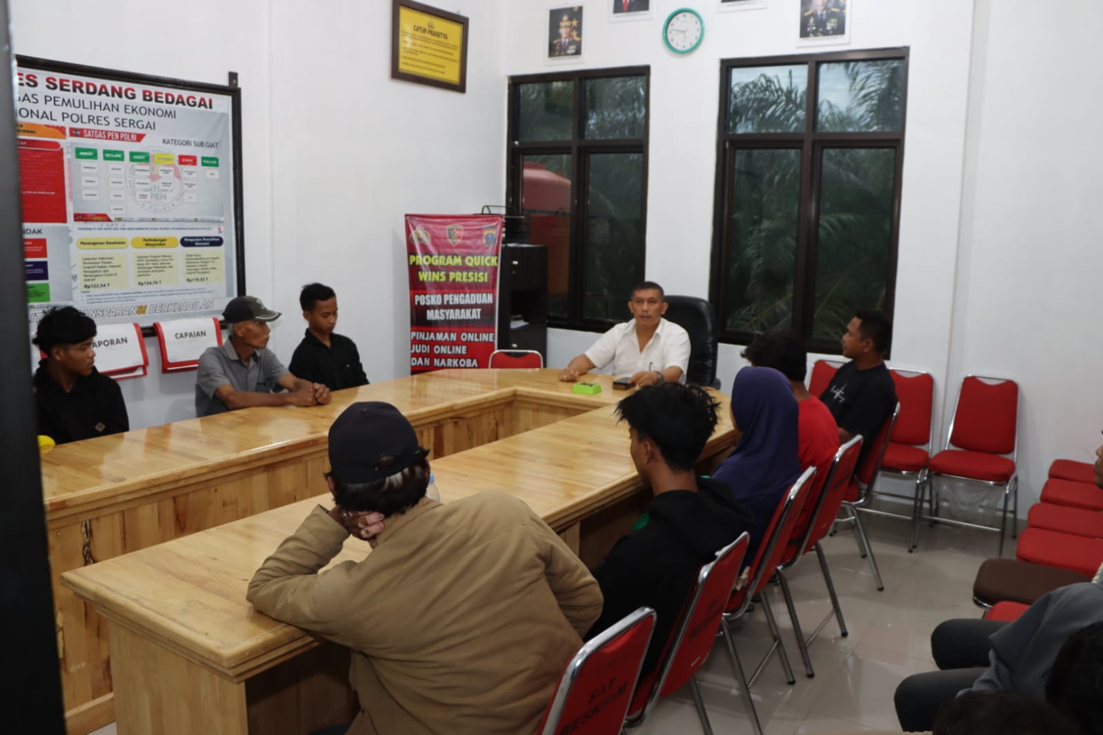 Polres Sergai Gercep Cegah Perkelahian Antar Genk Motor