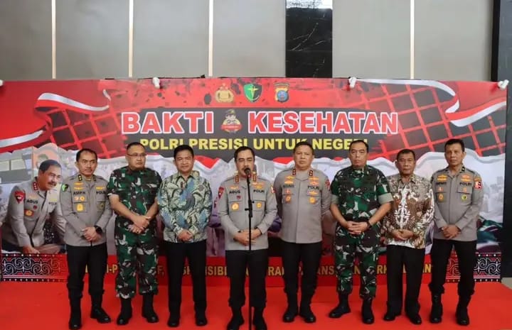 Wakapolri Tinjau Langsung Pelaksanaan Bhakti Kesehatan Di Convention Hall Deli Serdang