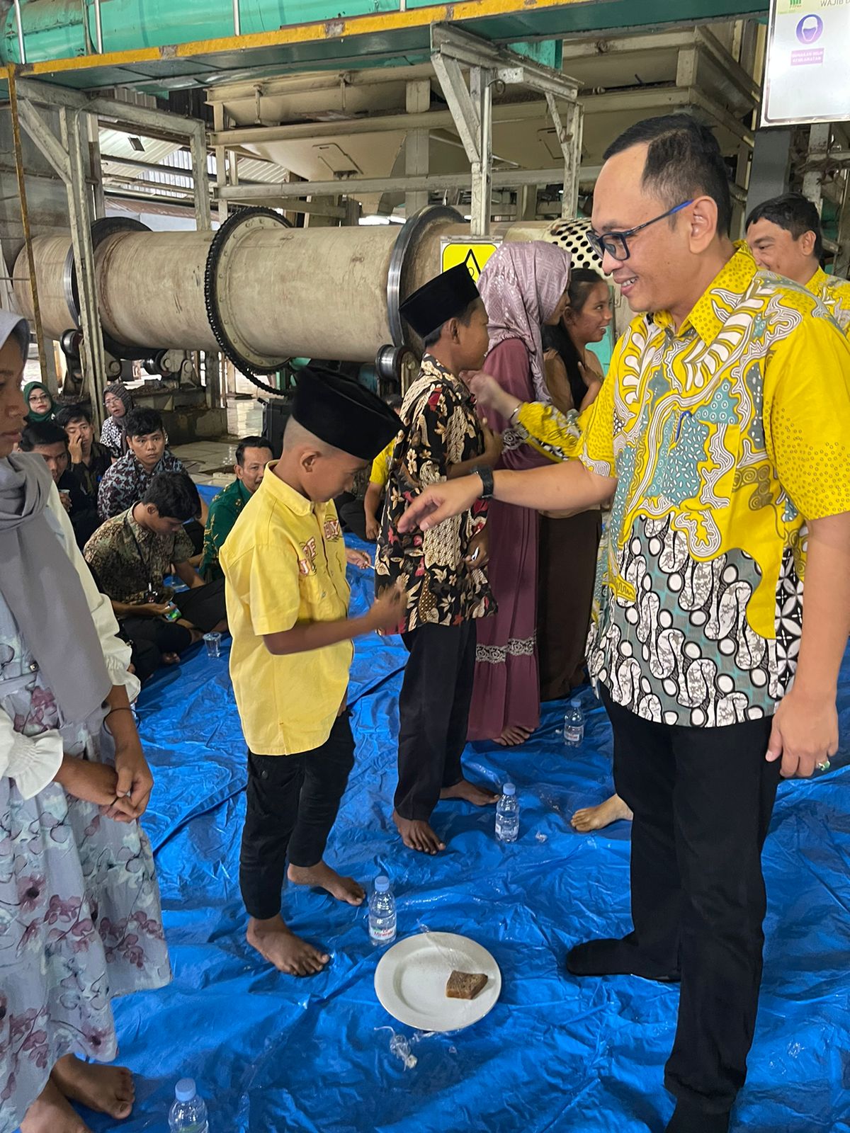 PTPN IV Unit Adolina Syukuran Dan Bagikan Sembako Kepada Anak Yatim