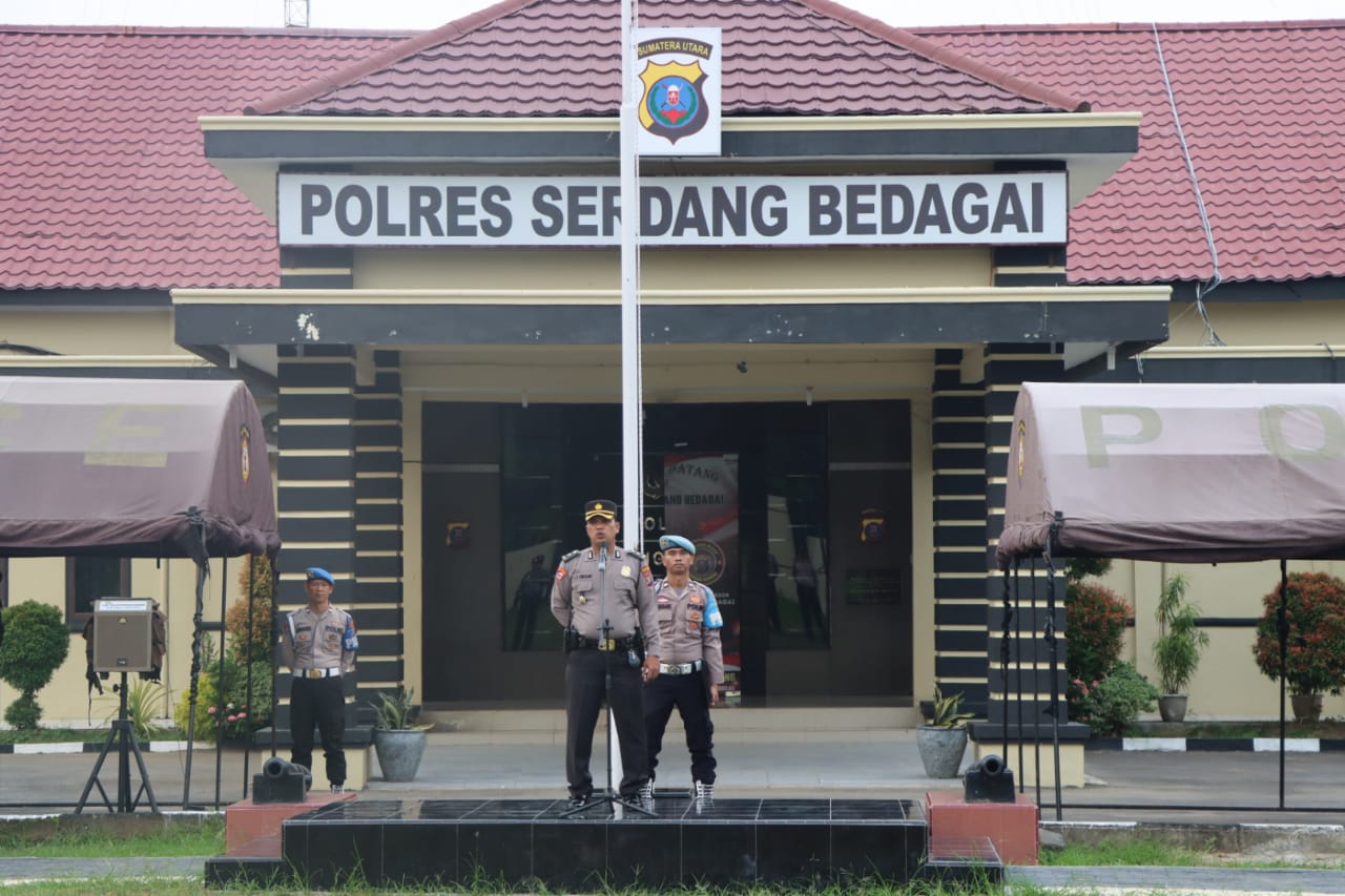 Polres Sergai GelareanApel Pagi Dan Arahan Jelang Operasi Mantap Brata