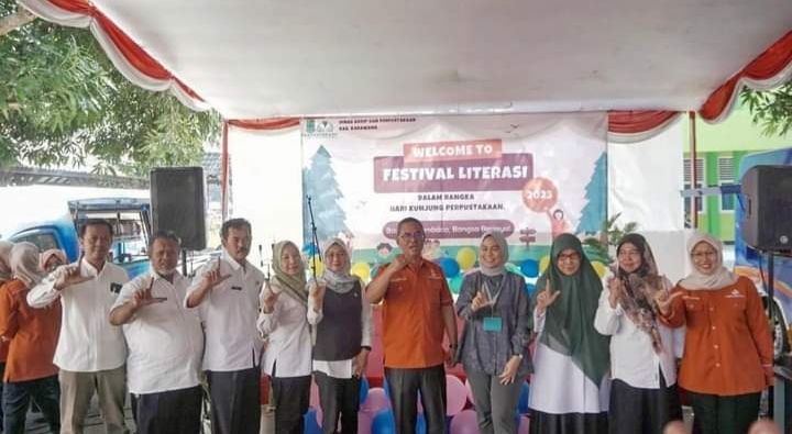 Hari Kunjung Perpustakaan, Disarsipperpus Karawang Gelar Festival Literasi