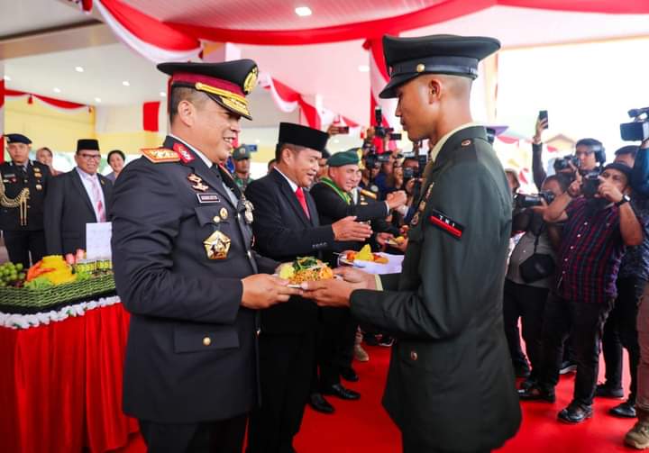 Kapolda Sumut Hadiri Upacara Peringatan HUT TNI Ke-78