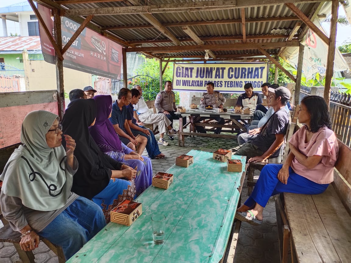 Melalui Jumat Curhat, Polres Tebing Tinggi Tampung Keluhan Masyarakat