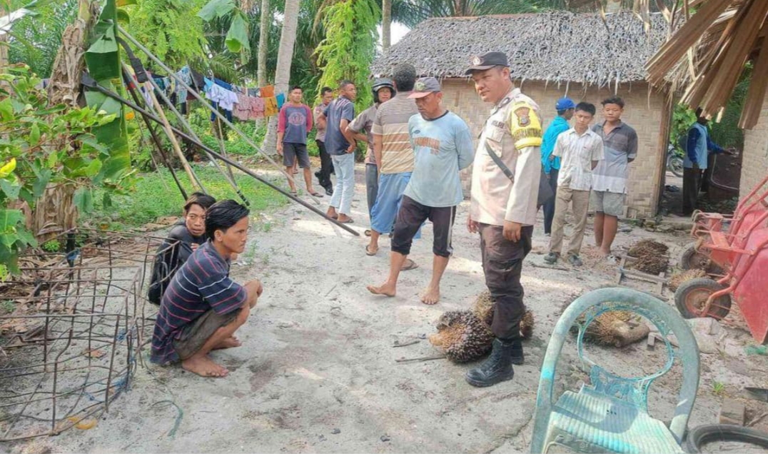 Bhabinkamtibmas Polres Sergai Amankan Dua Pelaku Pencurian