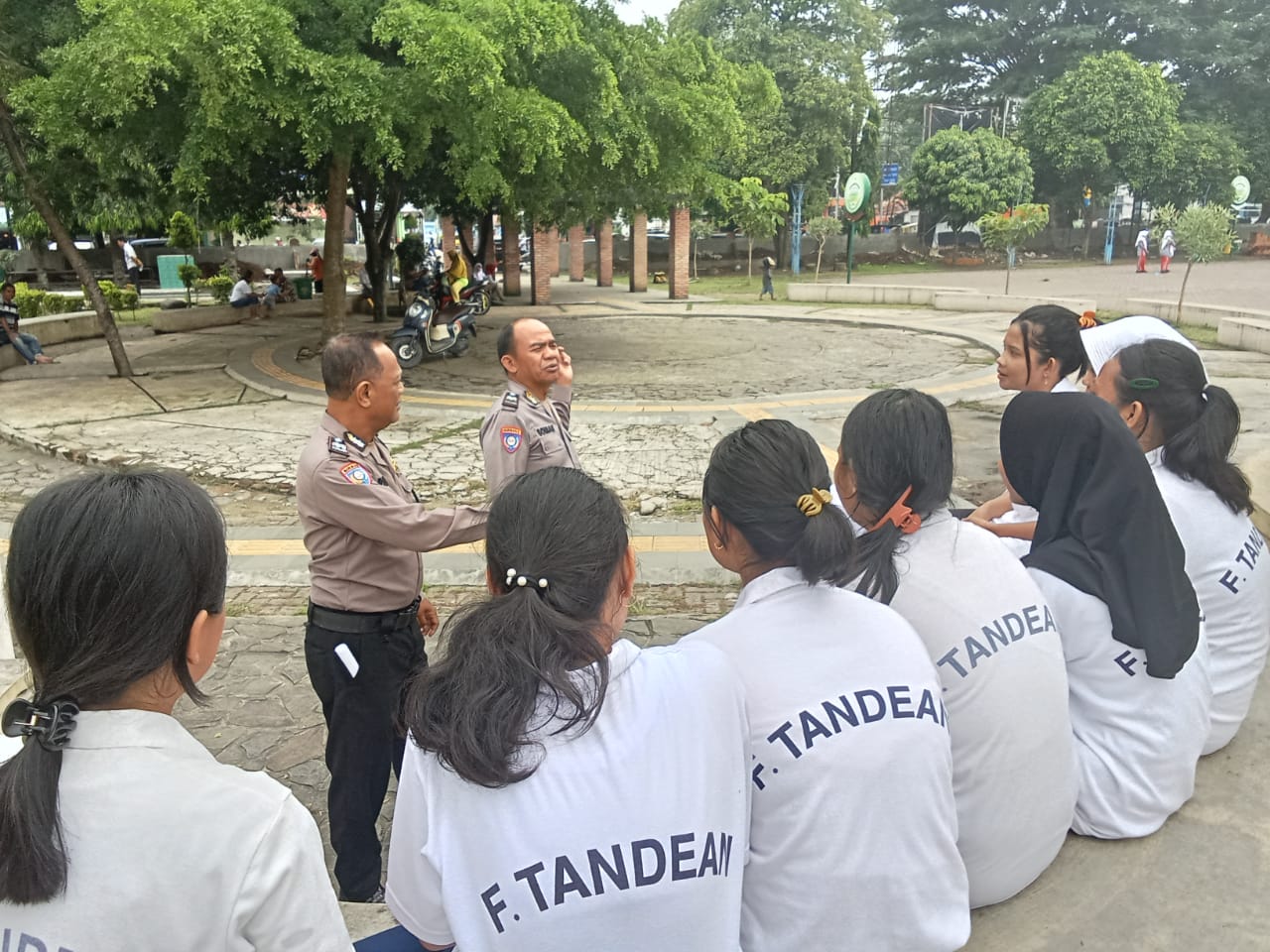 Kasat Binmas Polres Tebing Tinggi AKP B.S.M. Tarigan Sosialisasi RAN PIJAR