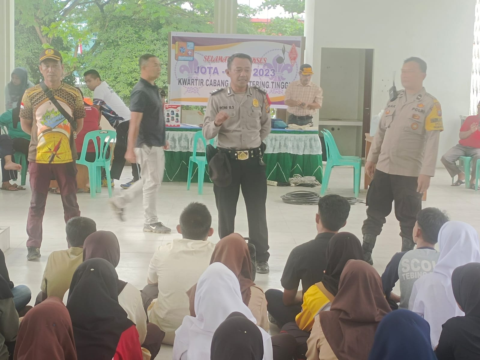 Satbinmas Polres Tebing Tinggi Binluh Peserta JOTA JOTI