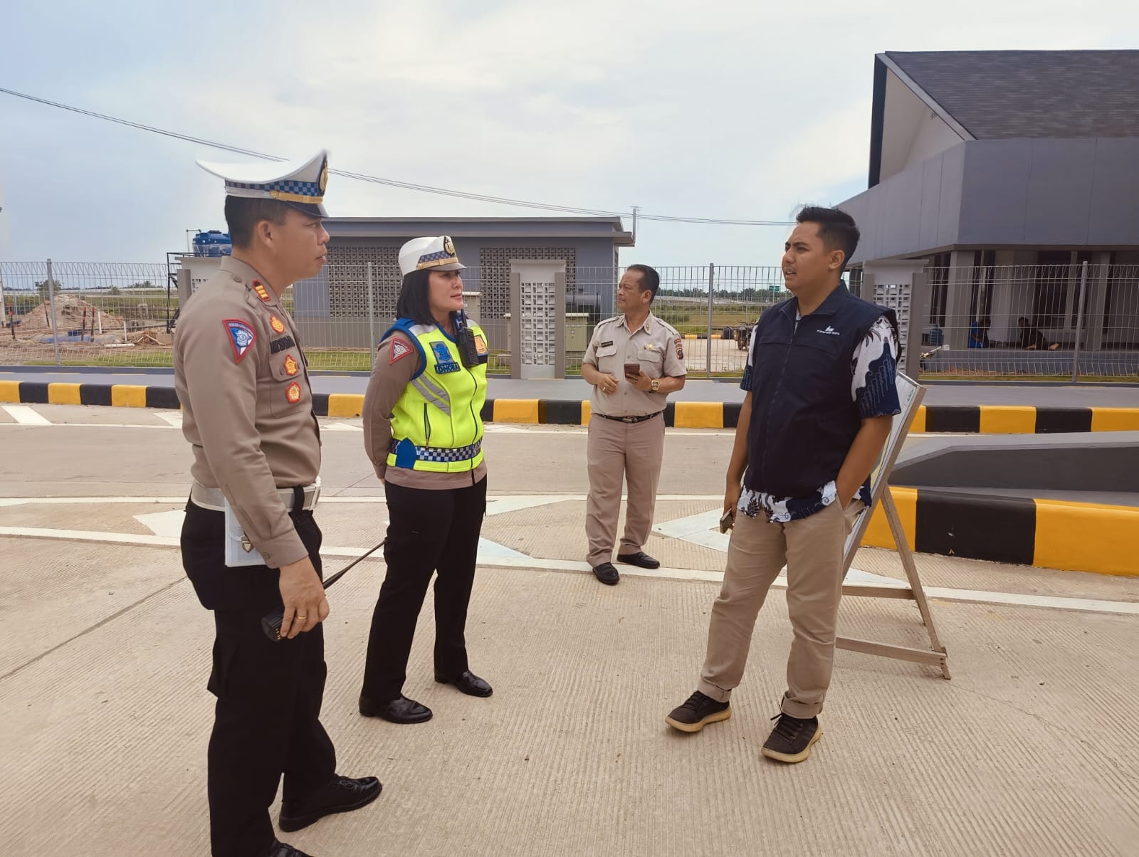 Kasat Lantas Polres Tebing Tinggi Kunjungi PT. HMW, Rakor Tertib Lalin Ruas Tol