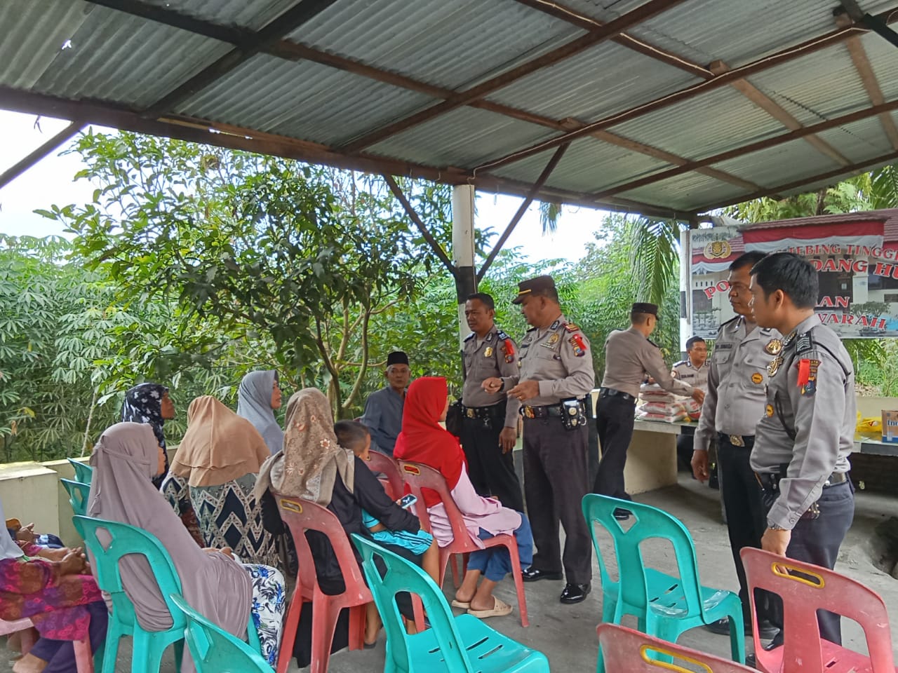 Sat Binmas Polres Tebing Tinggi Berikan Himbauan Kamtibmas