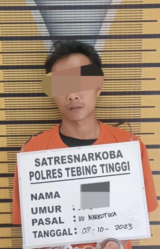 Santai Di Joglo Rumah, Kembar Diringkus Satnarkoba Polres Tebing Tinggi