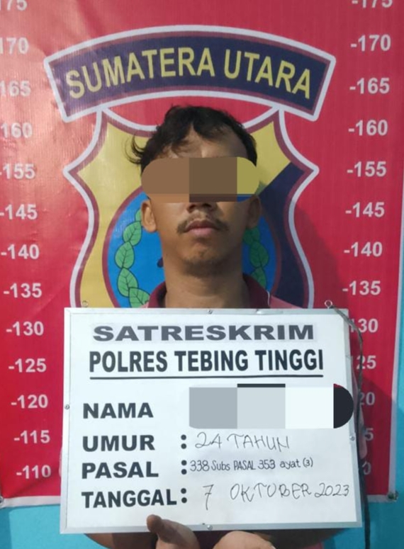 Hanya 1 Jam, Satreskrim Polres Tebing Tinggi Ringkus Pelaku Pembunuhan